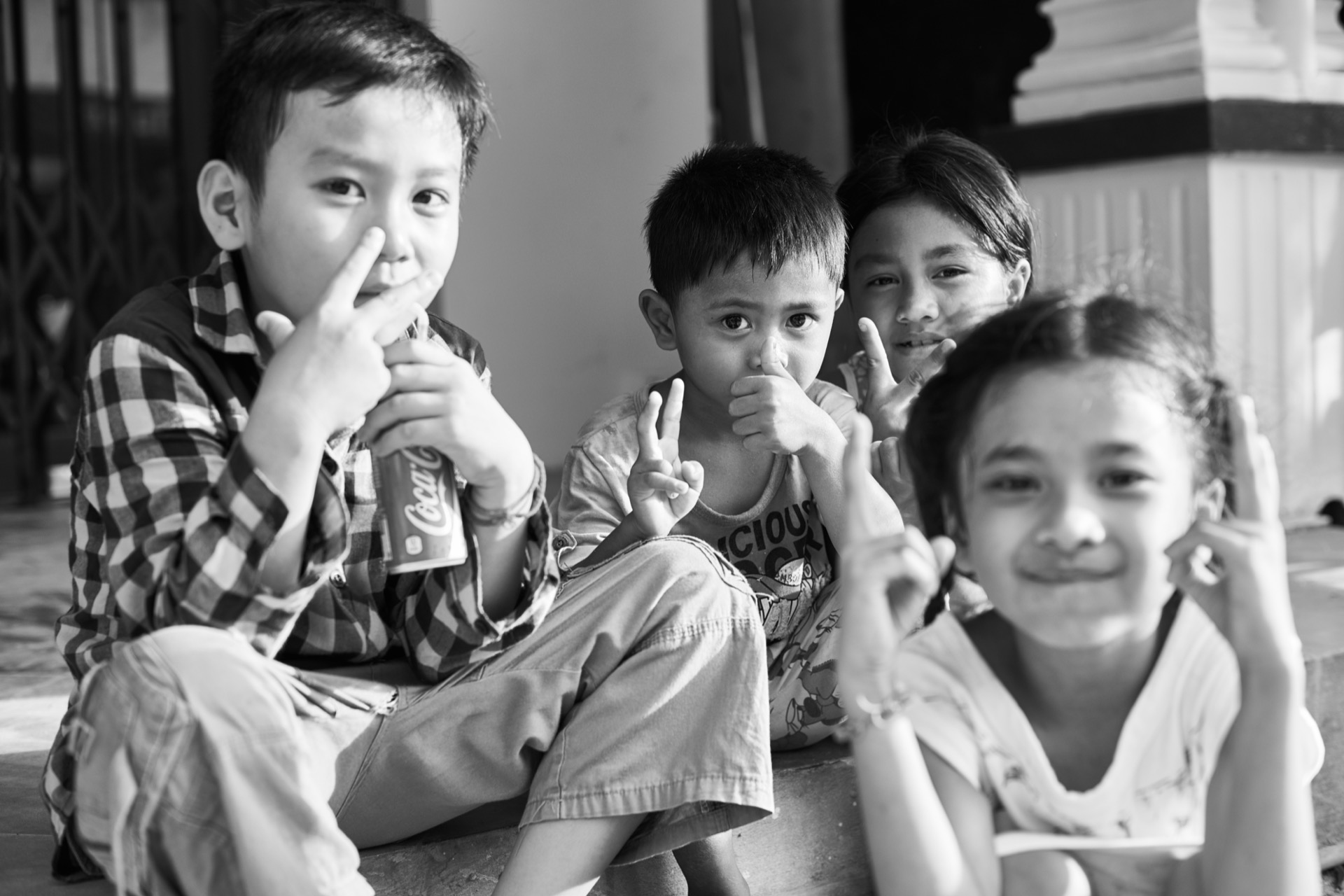 Enfants au Cambodge