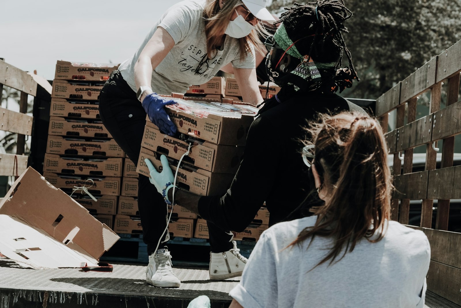 Action humanitaire sur le terrain